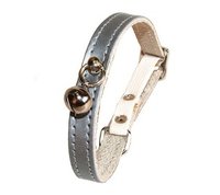 Kattenhalsband leder Irise Grijs