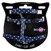 Kattenharnas met riem Pretty Marine Blauw